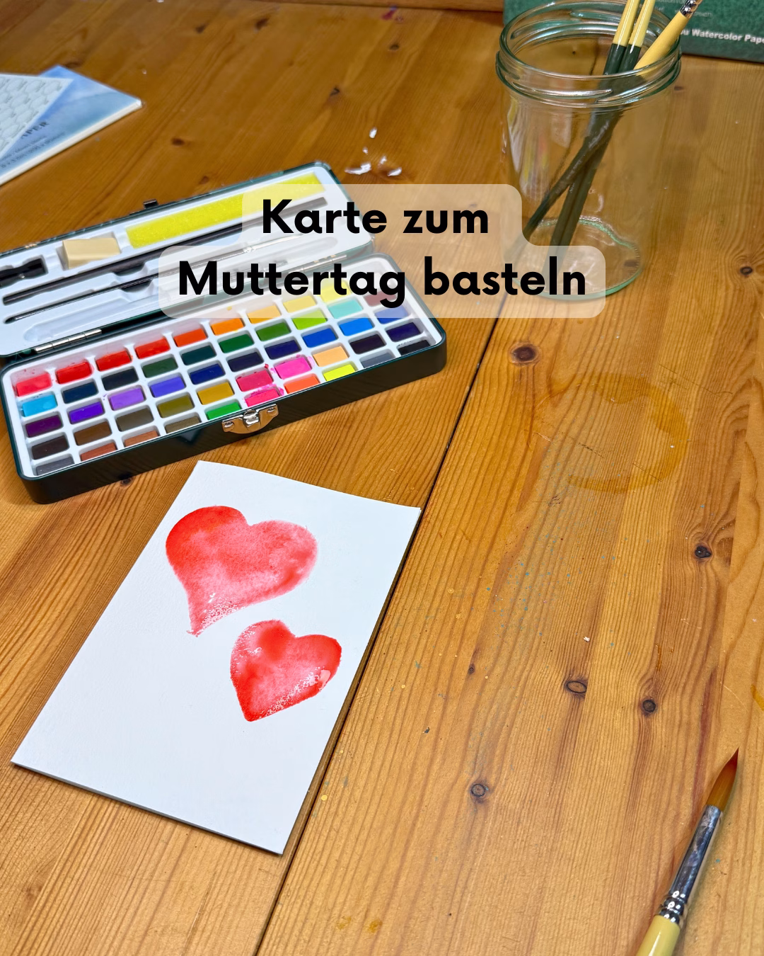 Karte zum Muttertag basteln