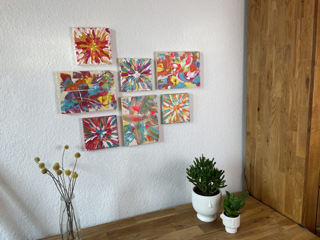 Moderne Kunst 🖼️ zum Einzug schenken 🎁. Warum nicht? 