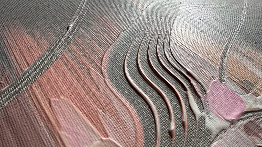 Strukturen mit Acrylfarben erschaffen