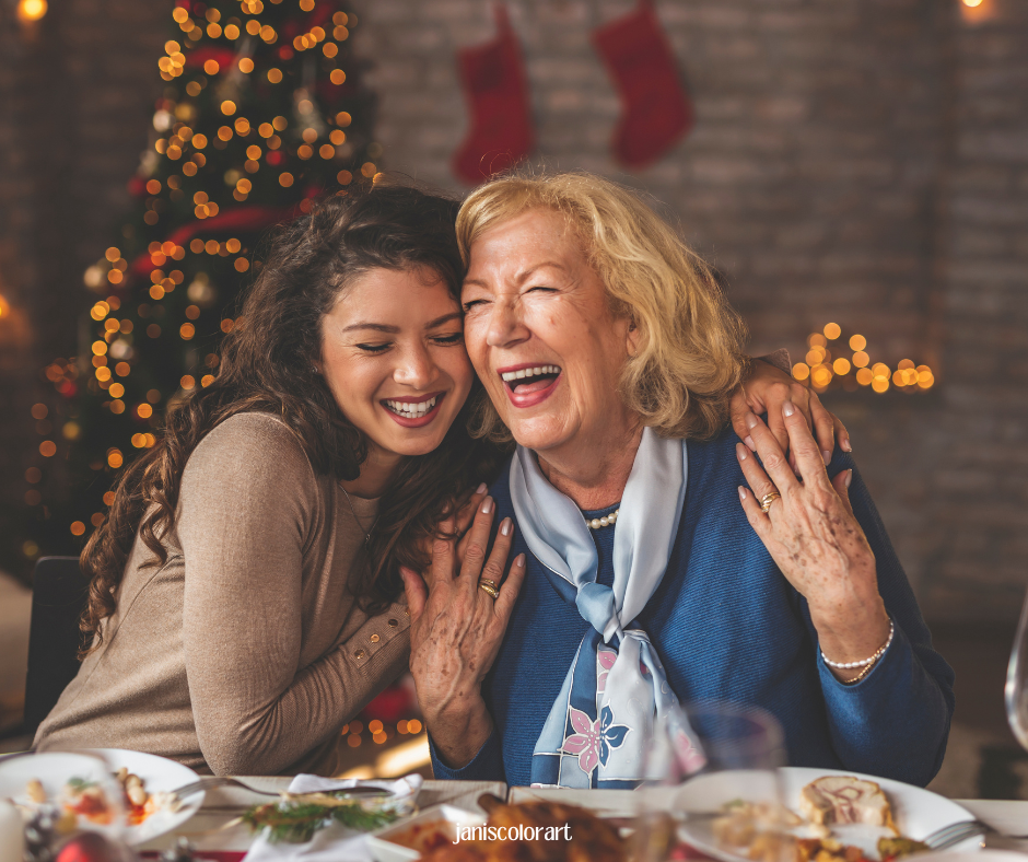 Der Sinn von Weihnachten ist vor allem Zeit mit der Familie verbringen und Freude schenken.