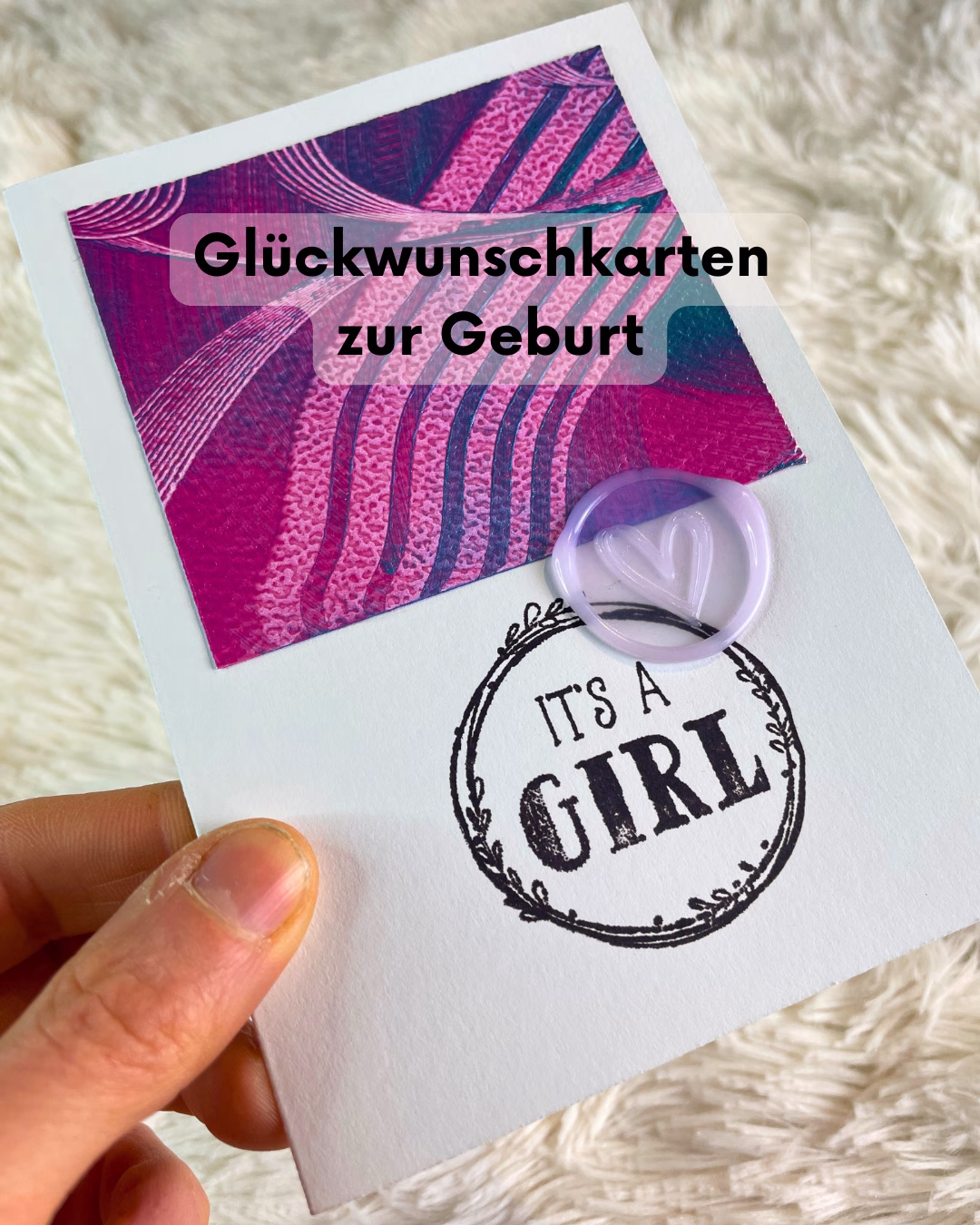 Glückwunschkarten zur Geburt